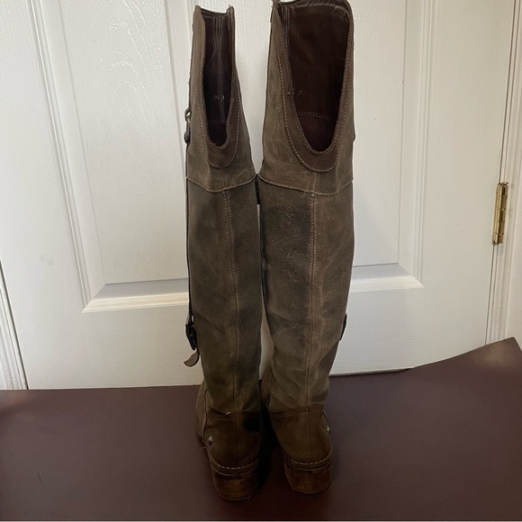 Neosens Leather and Suede Over the Knee Boots 7 - Picture 10 of 10